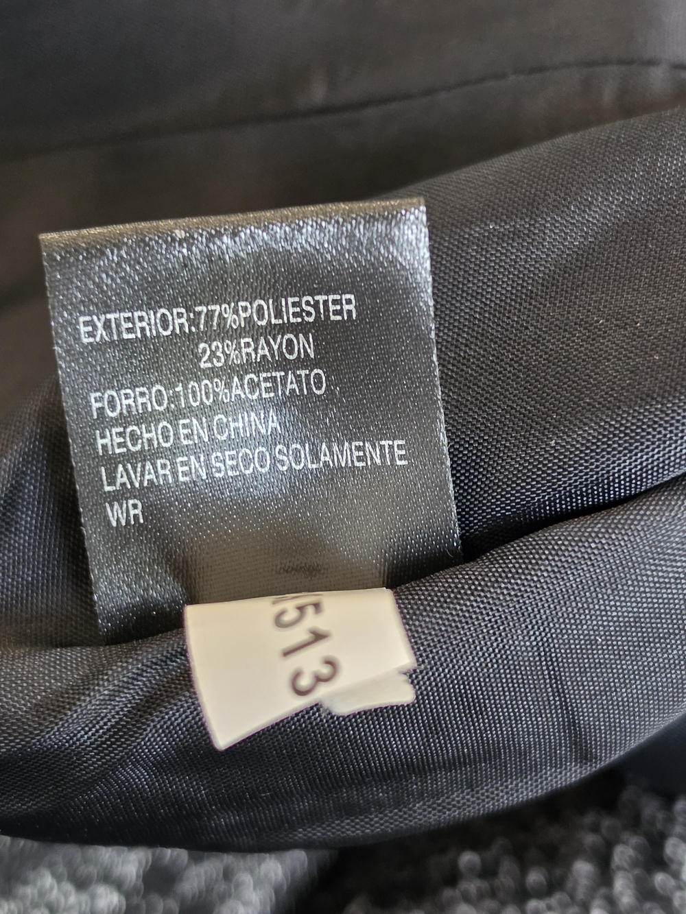 ANTONIO MELANI Black and Charcoal Two-Piece Skirt Suit - Picture 9 of 14